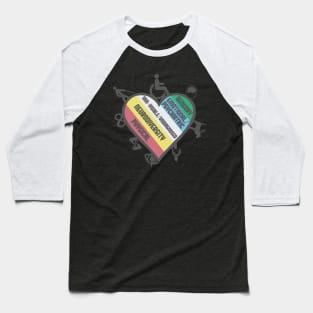 Disability Pride Baseball T-Shirt